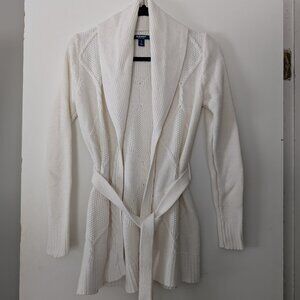 Old Navy long-sleeve belted cardigan sweater